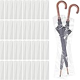 500 Pcs Clear Disposable Wet Umbrella Rain Bags, Universal Fit Umbrella Rain Bags, Heavy Duty Big Covers for Wet Umbrellas, Large Plastic Sleeves for Wet Umbrellas - Keep Church or Lobby Floors Dry
