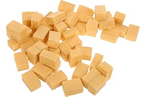 SUPVOX 50pcs Miniature Hay Bales for Decoration Small Artificial Straw Bales Farm Creative Scene