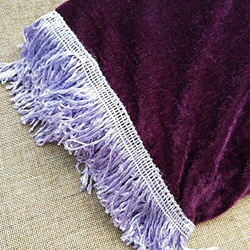 Yobeyi Gold Velvet Guzheng Dust Cover Piano Cover Guzheng Famous Musical Instrument Accessories (purple) - Thumbnail 2