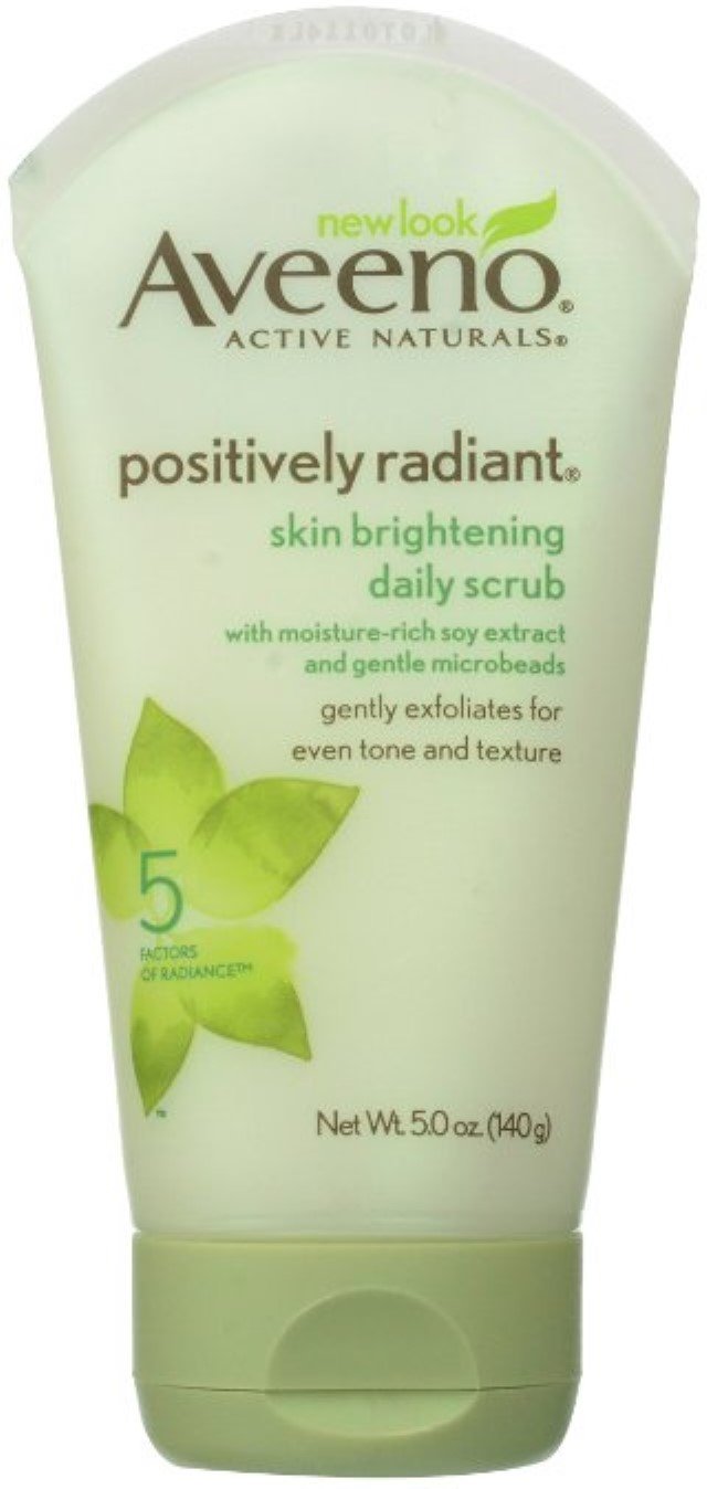 Aveeno Positively Radiant Skin Brightening Daily Scrub, 5 Ounce Ea. by