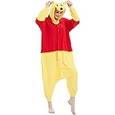 HvnTjvn Animal Onesie Adult One Piece Cosplay Costume Pajamas for Women Men