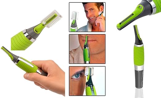 title=RASOIO TAGLIA PELI NASO ORECCHIE BASETTE BAFFI BARBA TAGLIAPELI TAGLIABASETTE-