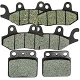 Foreverun Motor Front and Rear Brake Pads for Suzuki LT-R LTR 450 K 2006-2011