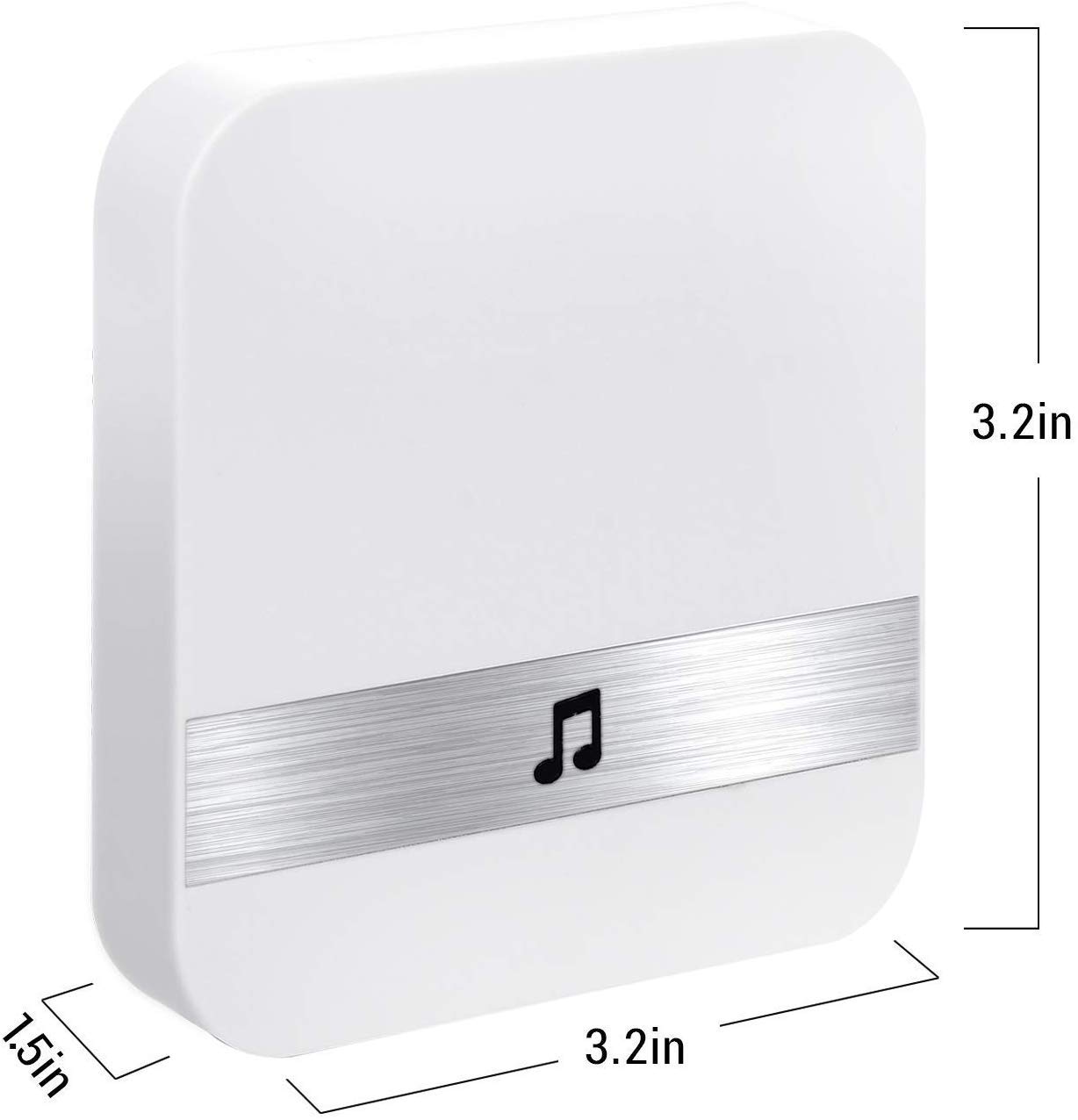 Universal Plug-in Chime Smart Video Doorbell Receiver Smart APP Remote Control for iOS and Android