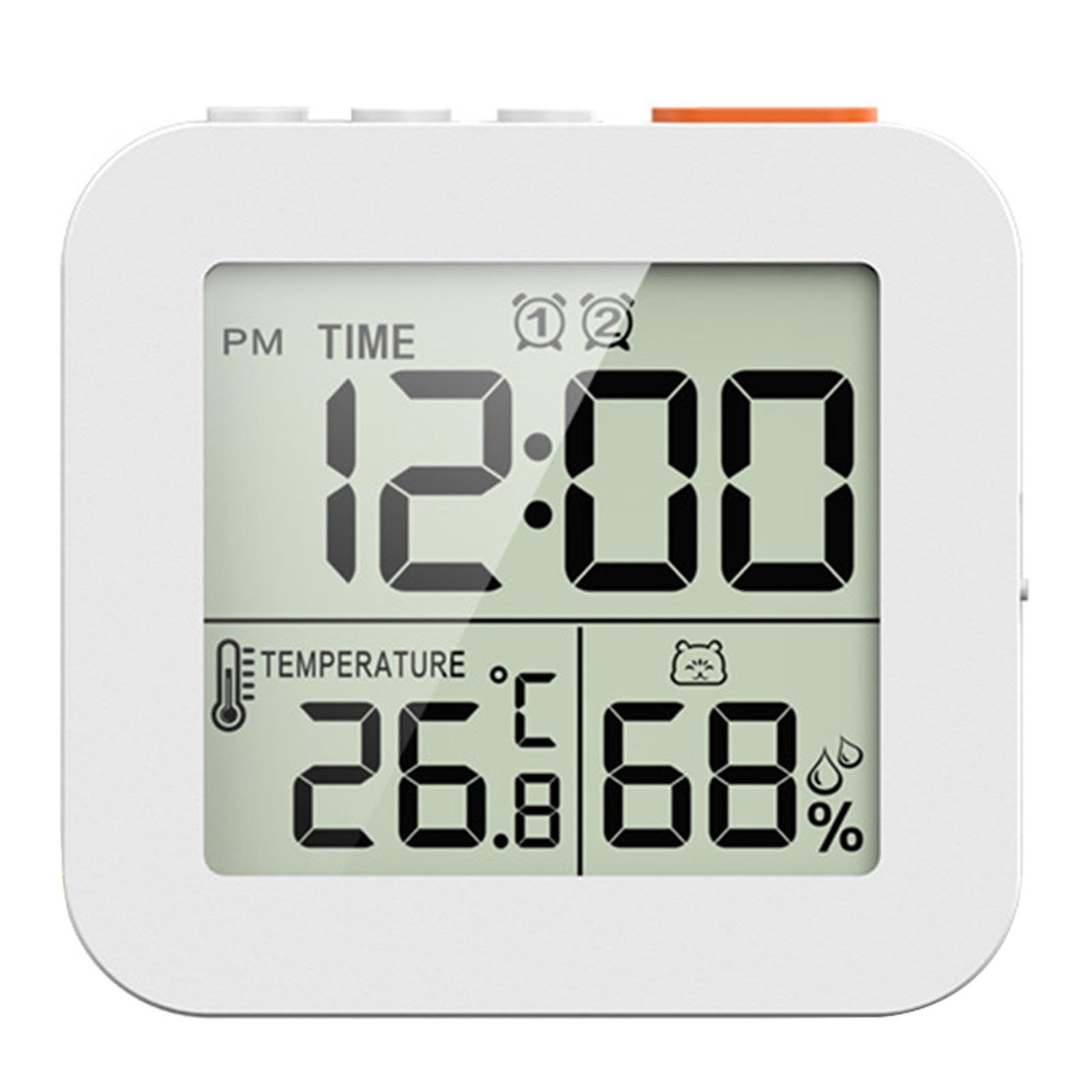 Photo 1 of ?????? Digital Timer Shower Clock with Alarm, Bathroom Kitchen Wall Clock, White