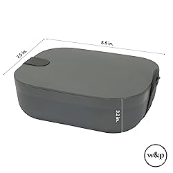 W&P Porter Bento Lunch Box, 3 Compartment Bento Box