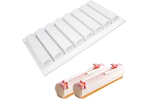 OCPO KITCHEN Cylindrical Silicone Mold for Baking Mousse Cake, 3D Silicone Baking Molds for Cakes, French Dessert, Pastry Cho