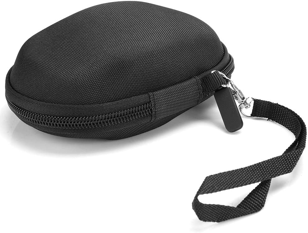 Nylon And TPU Material Hard Travel Case Black Storage Bag with Hand Strap Wireless Mouse Case Fit for MX MASTER 3/602/g700s Black