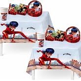 Miraculous Ladybug Birthday Party Supplies Plates Cups Napkins Tablecovers