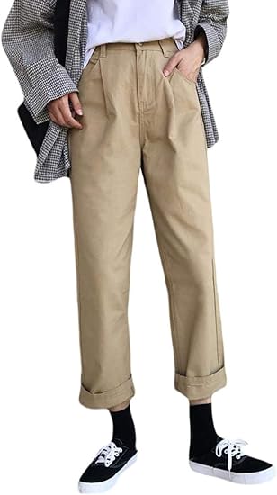 Amazon taiteng ロングパンツ レディース ゆったり チノパン 九分丈 カジュアル ストレートパンツ 無地 ウェストゴム ズボン 着痩せ おしゃれ ボトムス 春 夏 秋 ロングパンツ 通販 Amazon taiteng ロングパンツ レディース ゆったり チノパン 九分丈 カジュアル ストレートパンツ 無地 ウェストゴム ズボン 着痩せ おしゃれ ボトムス 春 夏 秋 ロングパンツ 通販