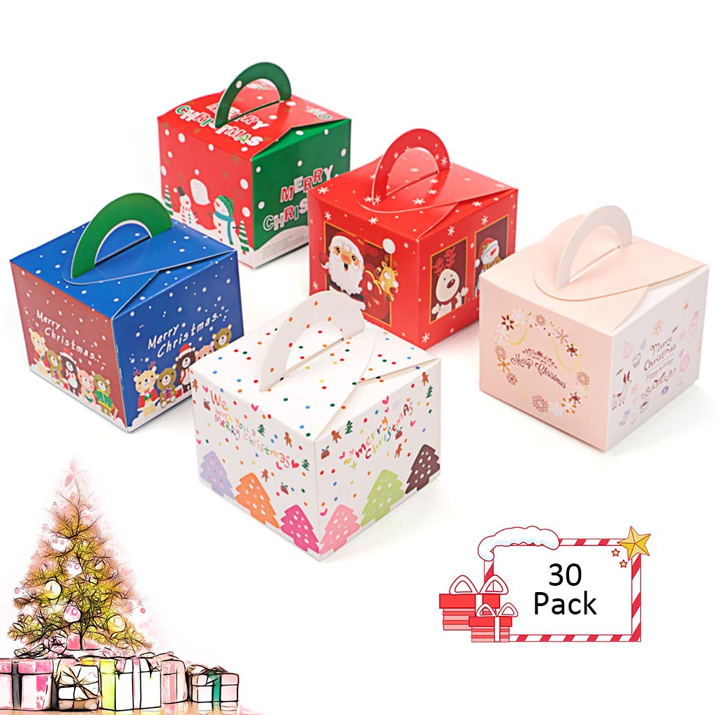 Mua ギフトボックス クリスマス お菓子 ラッピング 30個セット ギフトラッピング クリスマス プチギフト お菓子 個包装 クリスマス チョコレート クッキー キャンディーボックス Tren Amazon Nhật Chinh Hang 21 Fado