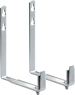 Alba Krapf Blumenkastenhalter Satz verz. Blumenkasten-Wandhalter (1V), Silber