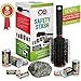 Battery Secret Stash, Hairbrush & Rock Diversion Safe Set By Coral Entertainments. AA, C & D Type Battery Pill Boxes – Ideal For Safely Hiding Money & Jewelry, Home, Car & Outdoors Secret Containers