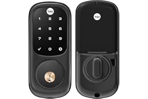 Yale Assure Lock with Z-Wave, Black Suede Smart Touchscreen Deadbolt Works with Ring Alarm, Samsung SmartThings, Wink (Hub Required, Sold Separately), YRD226-ZW2-BSP