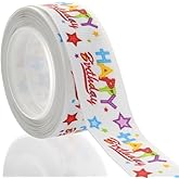 7/8" Happy Birthday Grosgrain Ribbon 5yd
