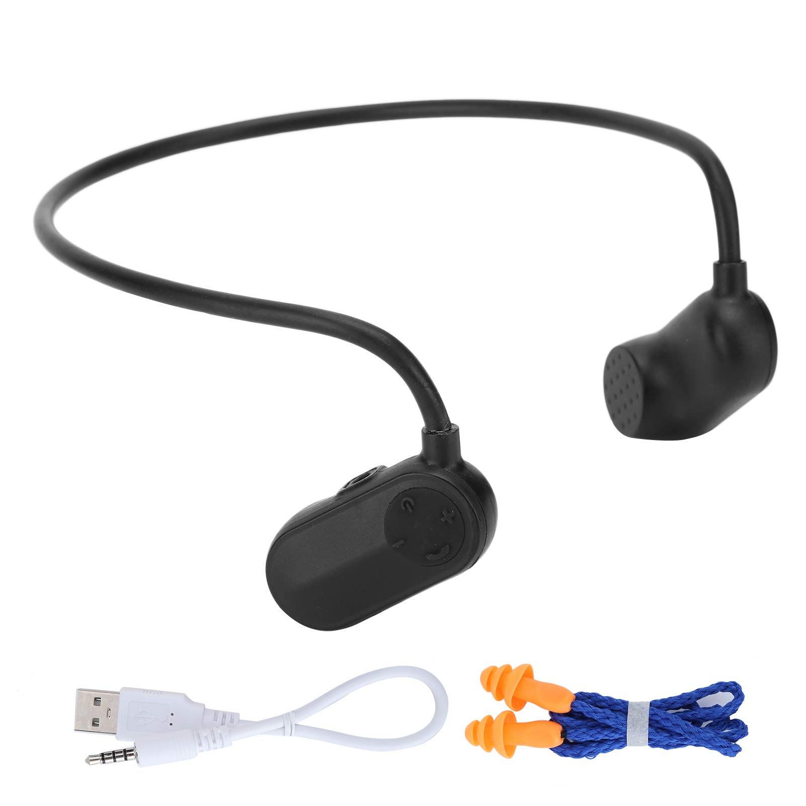 DAUERHAFT Dust Proof Waterproof Headphone Sound Quality Flexible V13 Bone Conduction HiFi MP3 Player