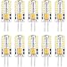G4 LED Light Bulbs 3000K Warm White Lighting Non-Dimmable Landscape LED Bulb 3W Equivalent to 30W T3 Halogen Track Bulb Replacement G4 Bi-Pin Base Lamp(10 Pack)