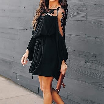 UYSDF Damen /&Auml;rmellos Bodycon Abend Party Mini Kleid 2019
