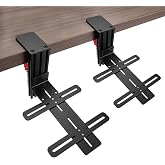 WELLMETE Adjustable Desk Mount for Flight Sim HOTAS Joystick &amp; Throttle | Compatible with Logitech X56/X52, Thrustmaster Sol-R1,R2,R4, HOTAS X/4/One, Turtle Beach VelocityOne Flightstick &amp; Flightdeck