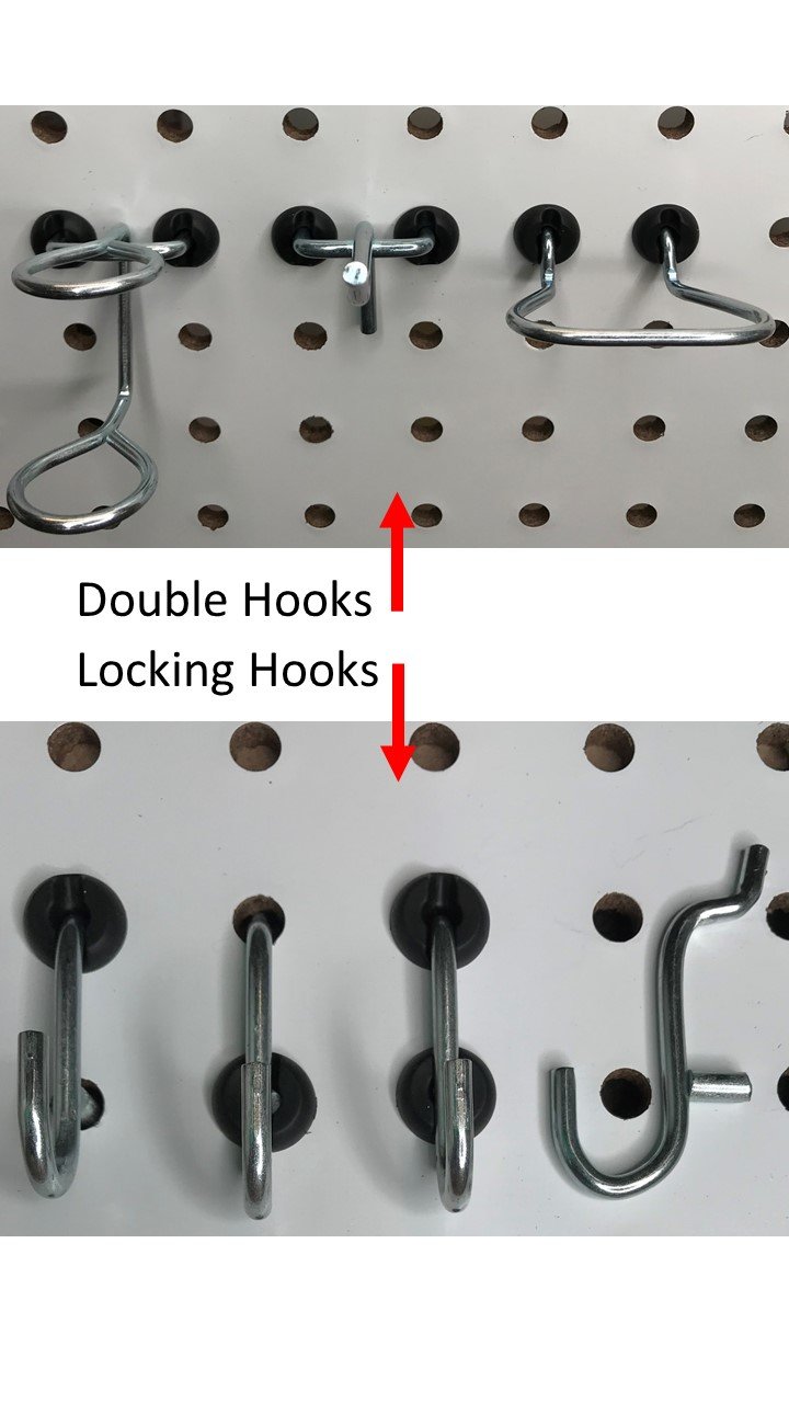 Pegitz Pegboard Peg Locks (1/8 inch, Black) eBay