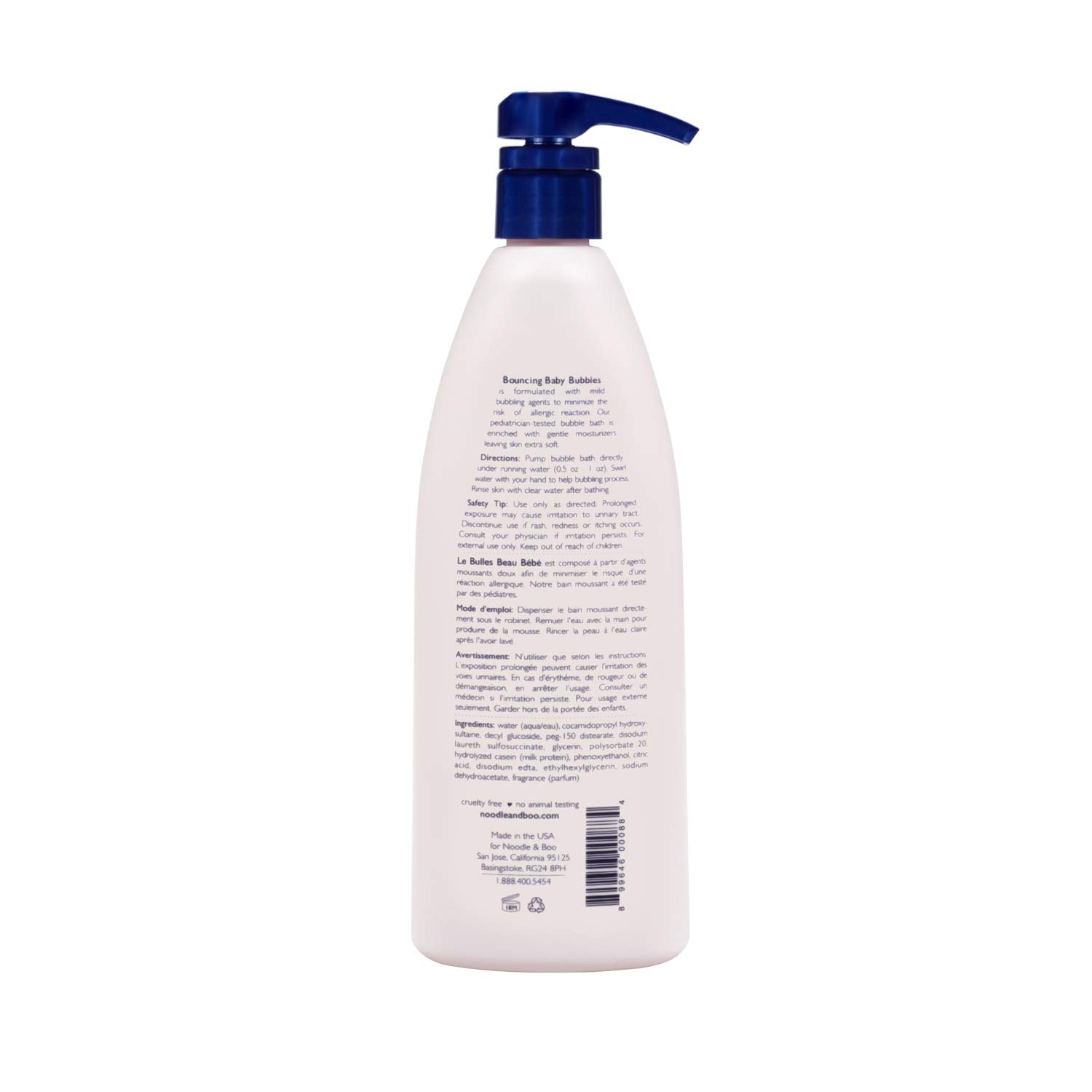 Noodle & Boo Bouncing Baby Bubbles, 16 Fl Oz: Premium Beauty