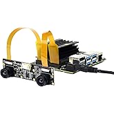 Waveshare Binocular Camera Module Dual IMX219 with 8 Megapixels for Stereo and Depth Vision Compatible with Raspberry Pi 5/Pi