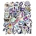 40 Pcs Galaxy Magic Sky Star Alien Stickers for Laptop Stickers Motorcycle Bicycle Skateboard Luggage Decal Graffiti Patches Stickers for [No-Duplicate Sticker Pack]