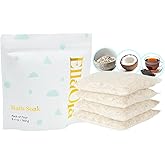 ELLAOLA Oatmeal Bath Soak for Babies Kids &amp; Adults - Baby Bath Tea Soaks Made with Prebiotics to Relieve Dry, Itchy, Eczema Prone Skin While Gently Cleansing, Fragrance Free I 4 Bath Tea Soaks