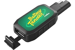 Battery Tender Quick Disconnect USB Charger Adaptor - Charge Mobile Devices with 12V Vehicle Battery on The Go - 081-0158