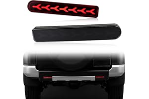 KEEGTBOX LED Rear Bumper Brake Light Kit Daytime Running Light Dynamic Sequential Flash Turn Signal Lamps Compatible with Toyota FJ Cruiser 2007-2023 Accessories(Smoke)