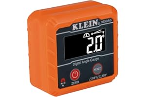 Klein Tools 935DAG Digital Electronic Level and Angle Gauge, Measures 0-90 and 0-180 Degree Ranges, Measures and Sets Angles