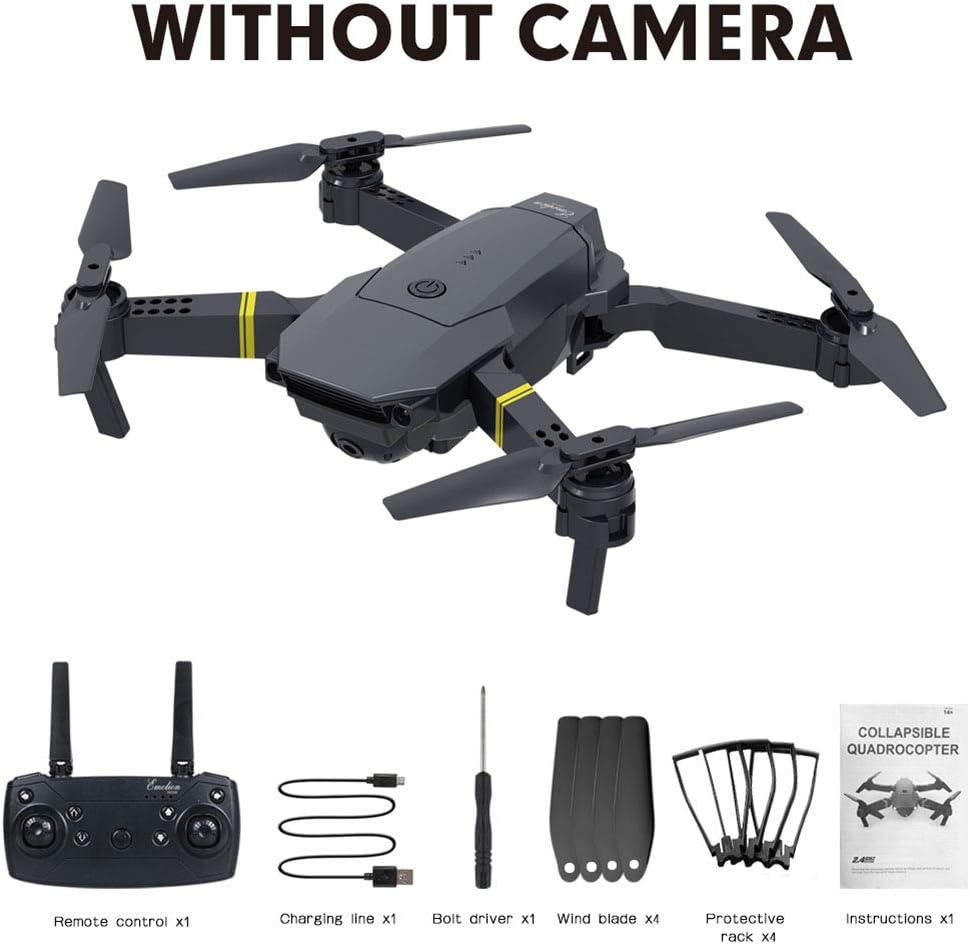 vogueyouth RC Foldable Four-axis Drone with Camera Live Video - 720P 1080P 4K WiFi FPV Quadcopter, One Key Takeoff/Landing Altitude Hold Drone