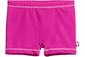 City Threads Girls' Swimming Bottom Boy Short UPF50+ Rash Guard Swim Made in USA