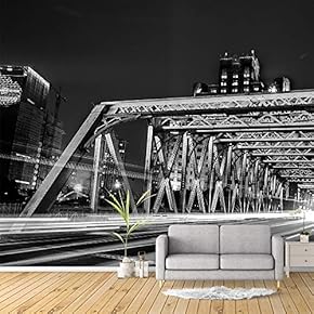 Wall Mural Charming Nightscape Removable Wallpaper Wall Sticker for Bedroom Living Room - 66x96 inches
