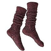 Softies Marshmallow Slouch Socks for Women Ultra Soft Plush Lounge Socks with Non Slip Grippers One Size Cozy Comfort
