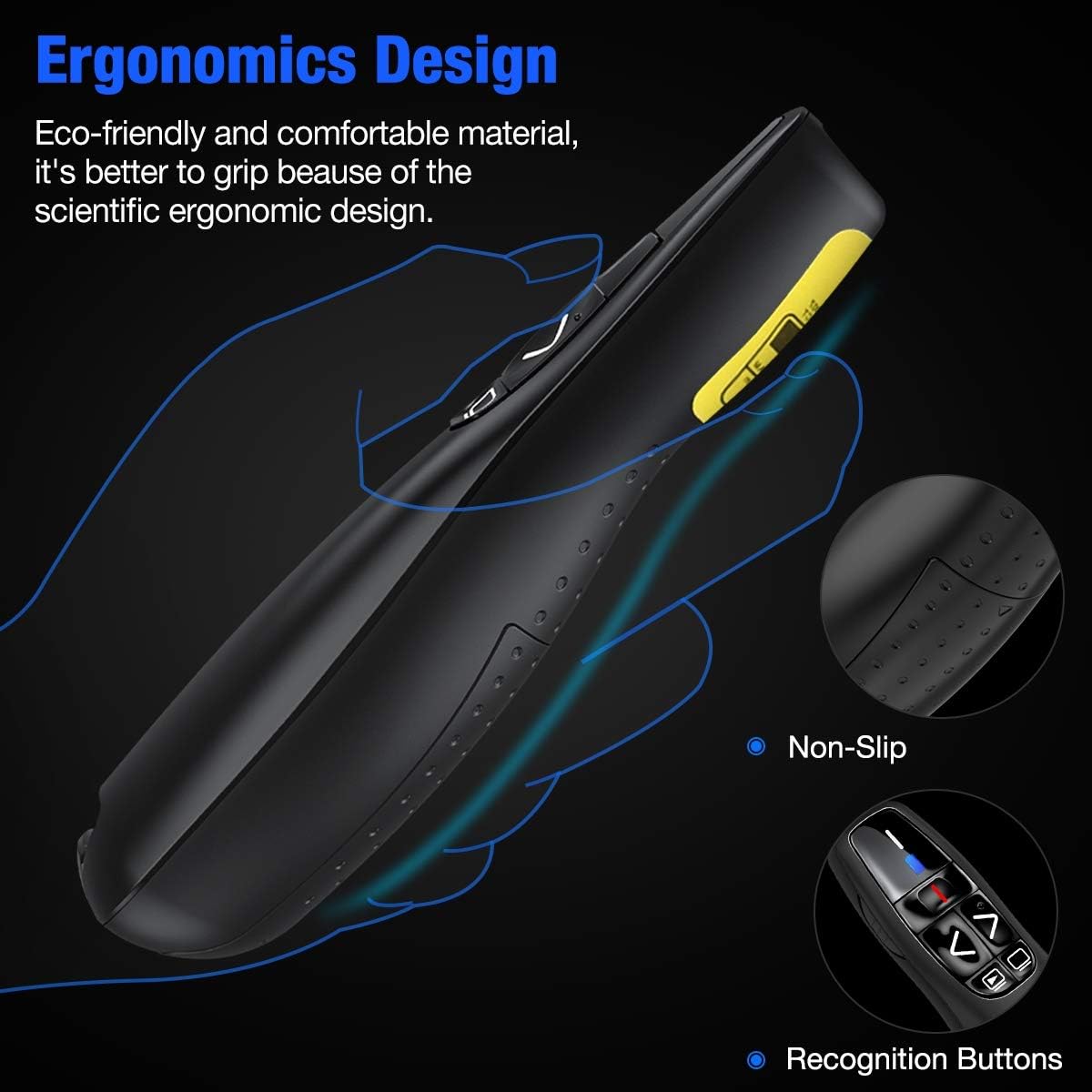 Wireless Presenter Remote, ESYWEN RF 2.4GHz USB Presentation Remote Control PowerPoint Presentation Clicker for Keynote/PPT/Mac/PC… : Home Audio & Theater