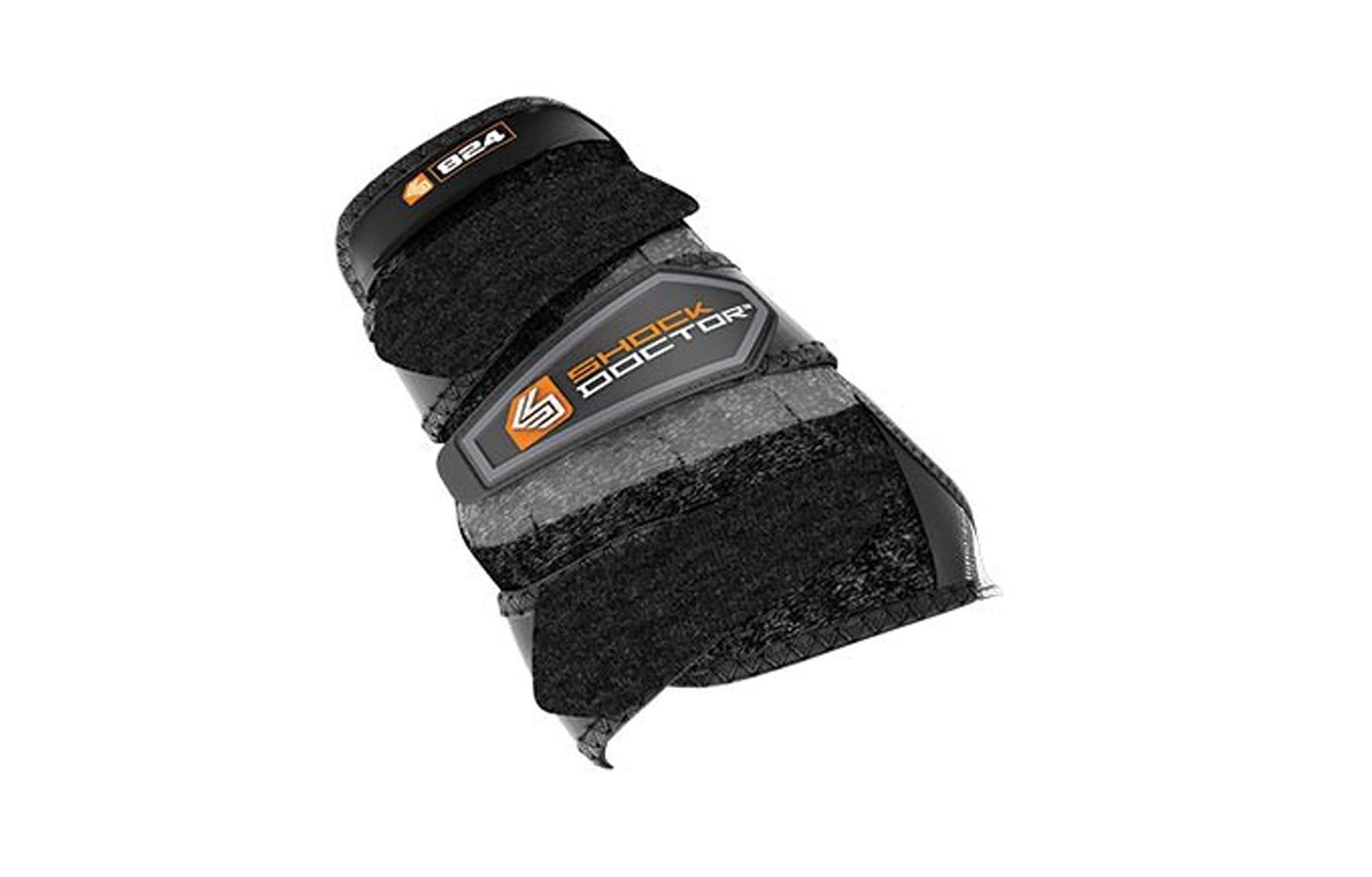 Shock Doctor Wrist 3-Strap Support (Right) - Black, X-Large