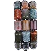 BEADIA Natural Indian Agate Cylinder Stone Loose Semi Gemstone Beads for Jewelry Making 10mmx14mm 38cm