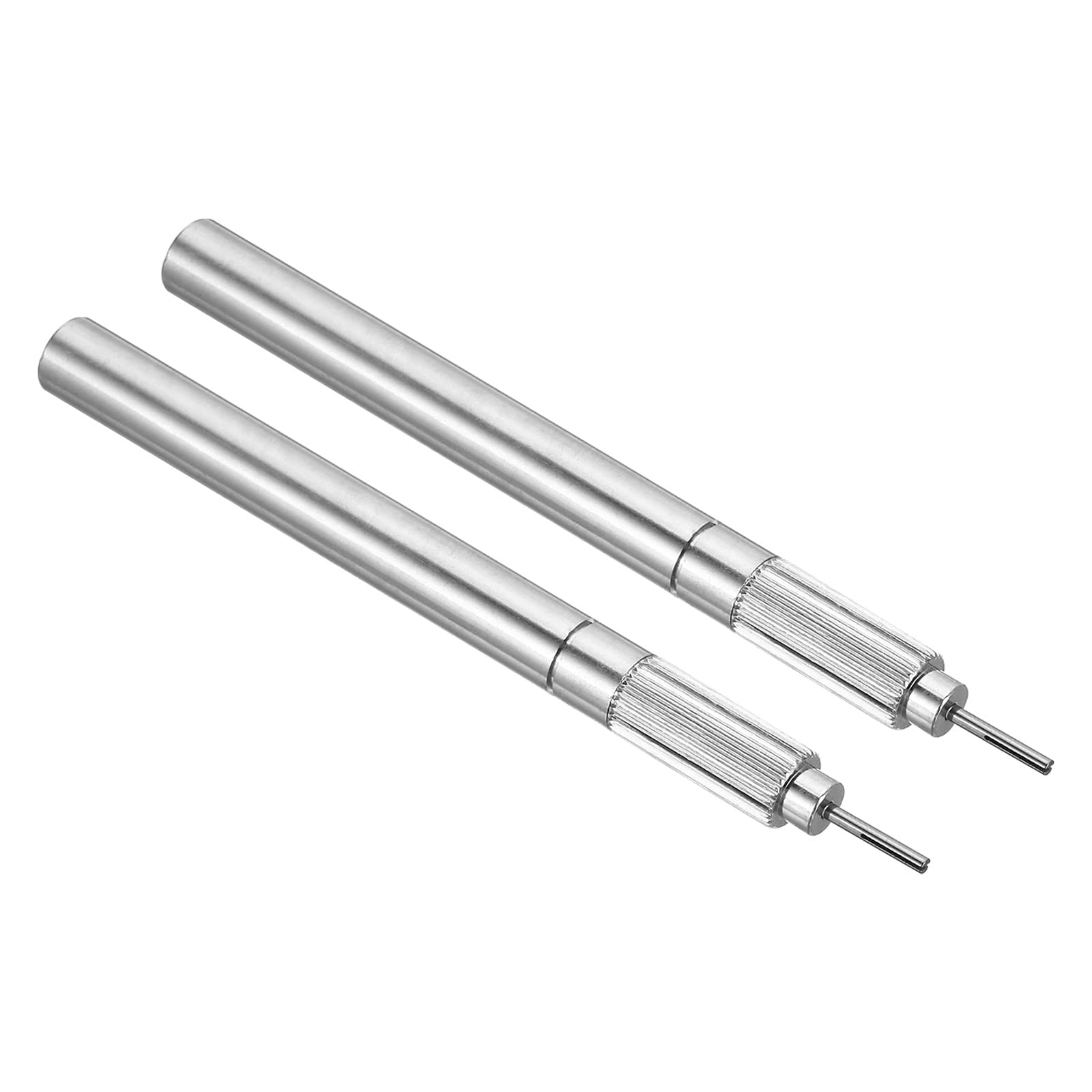 PATIKIL Paper Quilling Tool, 2 Pack Metal Slotted Needle Pen Curling Rolling for Strips DIY Art Crafts, Silver