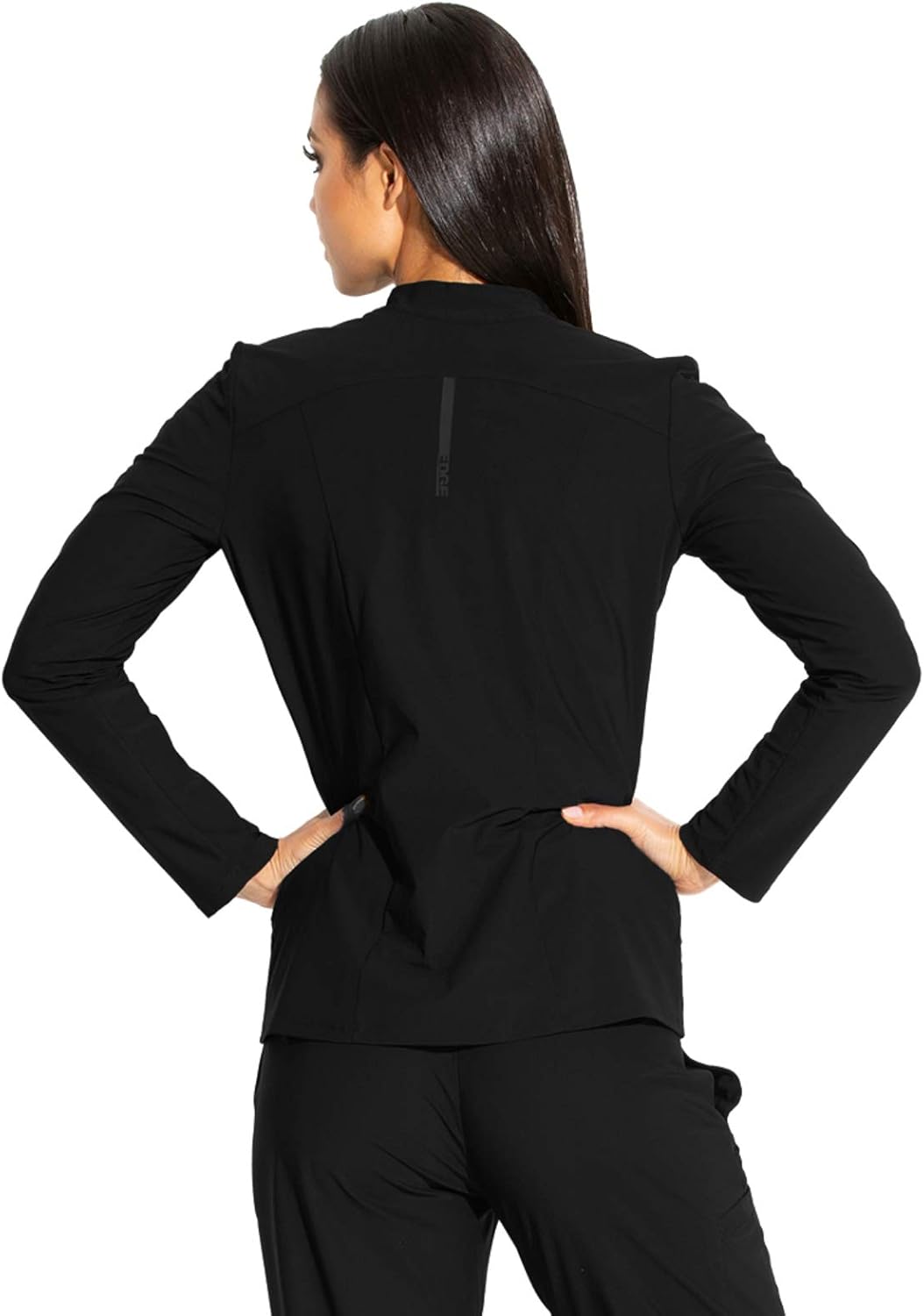 Grey's Anatomy Edge Luna Jacket for Women – Wrinkle Release Medical Scrub Jacket: Clothing