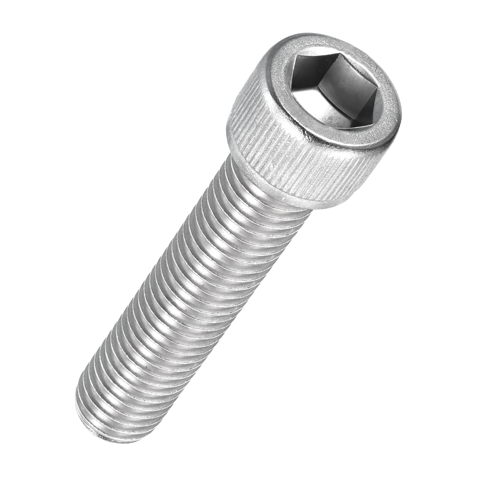 Kozelo 2pcs Socket Head Cap Screws - [M12-1.75 x 55mm] 304 Stainless Steel Allen Socket Drive for Electrical Motor 3D Printing Fan Engine Replacement Use, Silver — image 1
