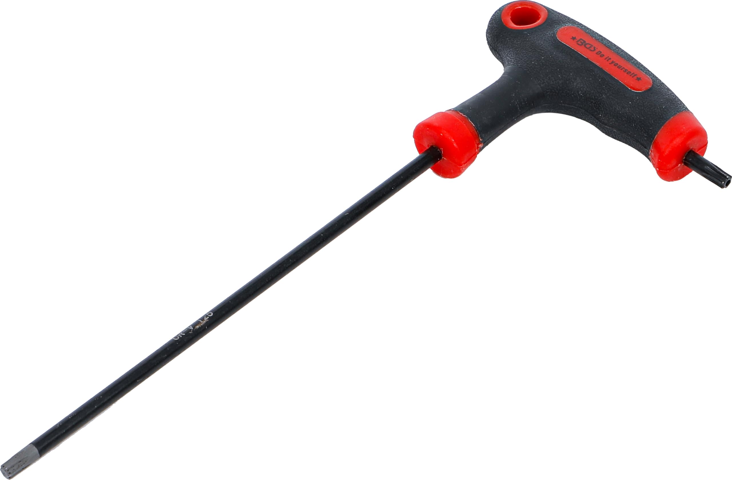 BGS Diy 7880-T25 | T-Handle L-Type Wrench | T-Star tamperproof/non-tamperproof (for Torx) | T25