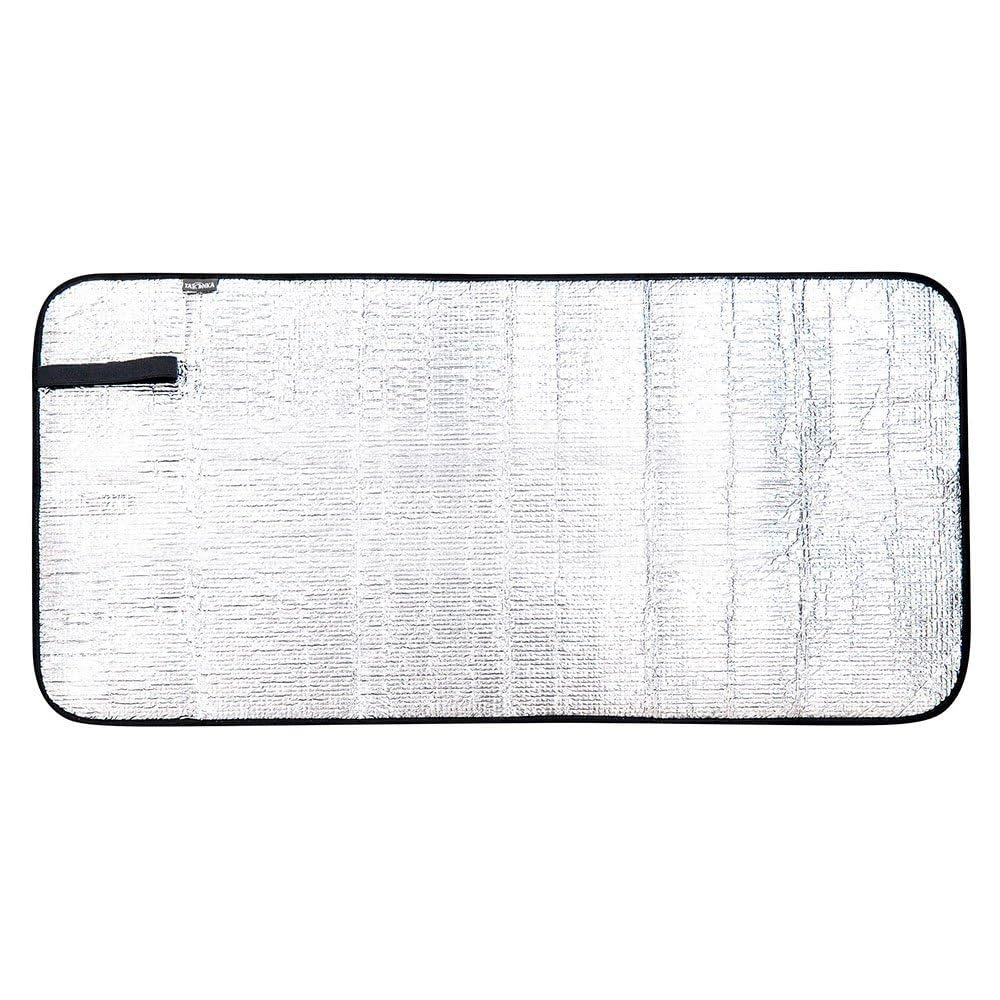 Tatonka Seat Cushion Aluminium Seat Mat 45 x 90 cm – Foldable Seat Pad with Aluminium Surface for Warm Seats when Hiking, Trekking, Camping or Walking, Silver (2987)