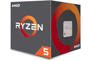 AMD Ryzen 5 1600 65W AM4 Processor with Wraith Stealth Cooler (YD1600BBAFBOX)