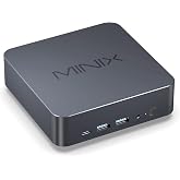 MINIX NGC N512 Mini PC Windows 11 Pro, Intel i5-12600H 512GB M.2 PCIe 4.0 x 4 SSD 16GB DDR5 Micro Desktop Computer, Quad Display/TB4 (8K) /2xHDMI/USB-C/Dual Lan, for Business Home Office Multi-Tasking