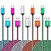 AILKIN Android Charger Braided 10Ft, 5Pack Fast Charger Android Cable Micro USB Power Cords Compatible for Samsung Galaxy J7 S7 J3 S6 Edge Charger, LG Stylo 3 2 K30 K20, Moto X, Kindle Fire and More