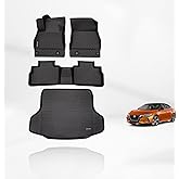 KELCSEECS Floor Mats & Cargo Liner Custom for 2026 2025 2024 2023 2022 2021 2020 Nissan Sentra All Weather Floor Liners Car Mats Nissan Sentra Floor Mats Trunk Mat Accessories