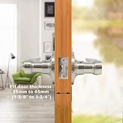Gobrico Keyless Privacy Wave Door Lever Hardware