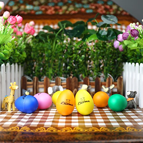 6 Plastic+Shakers+Ehome+Percussion+Assorted