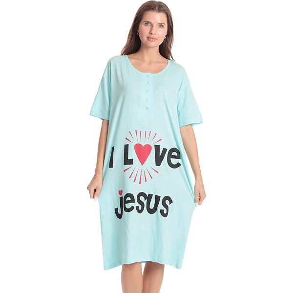 just love short sleeve nightgown sleep dress for women sleepwear Just Love Short Sleeve Nightgown Sleep Dress for Women Sleepwear 4360-10779-pnk-xl (Patchwork Bandana